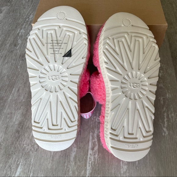UGG Oh Fluffita Slide Sandal - Pink Rose US 7/EU 38 - Picture 12 of 14